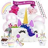 Unicorn Cake Topper and Cupcake Toppers & Wrappers